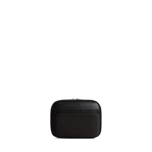 Carbon Black Scaled | Front view of Metro Hanging Toiletry Case in Carbon Black