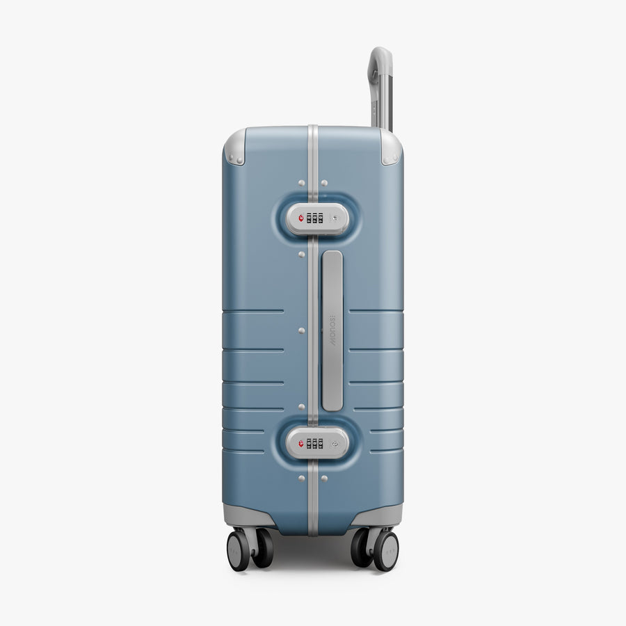 Elemental Blue | Side view of Hybrid Carry-On Plus in Elemental Blue