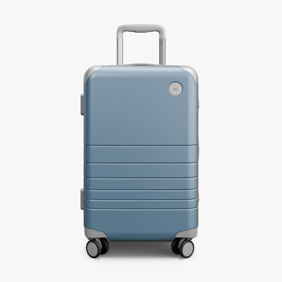 Elemental Blue | Front view of Hybrid Carry-On in Elemental Blue