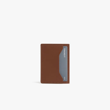 Back view of Slim Wallet in Mahogany