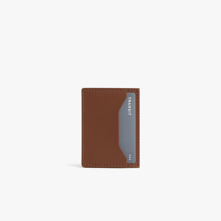 Mahogany | Back view of Slim Wallet in Mahogany