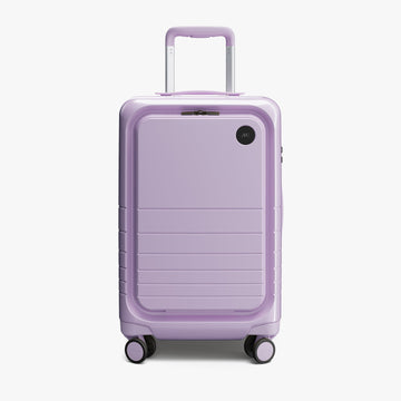 Front view of Carry-On Pro in Purple Icing (Glossy)