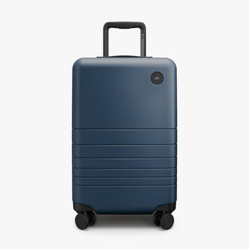 Front view of Expandable Carry-On in Ocean Blue