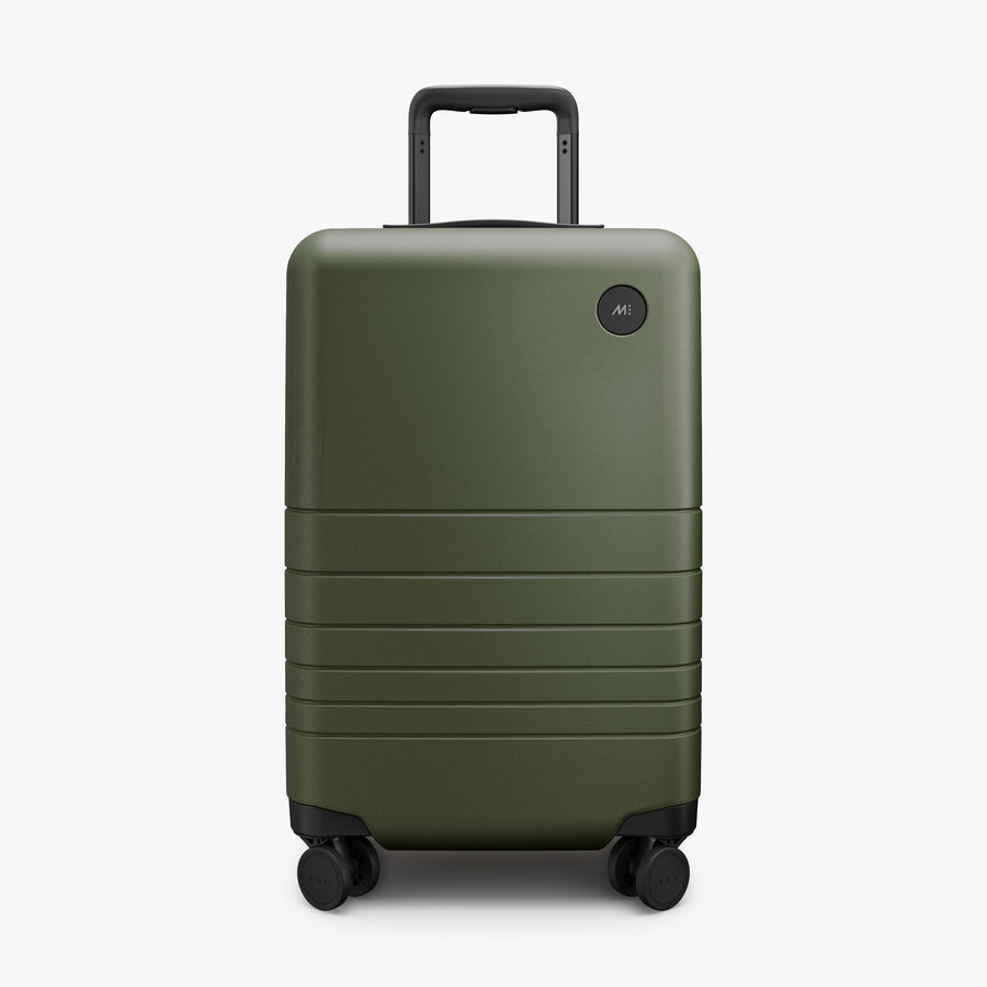 Olive Green | Front view of Expandable Carry-On in Olive Green