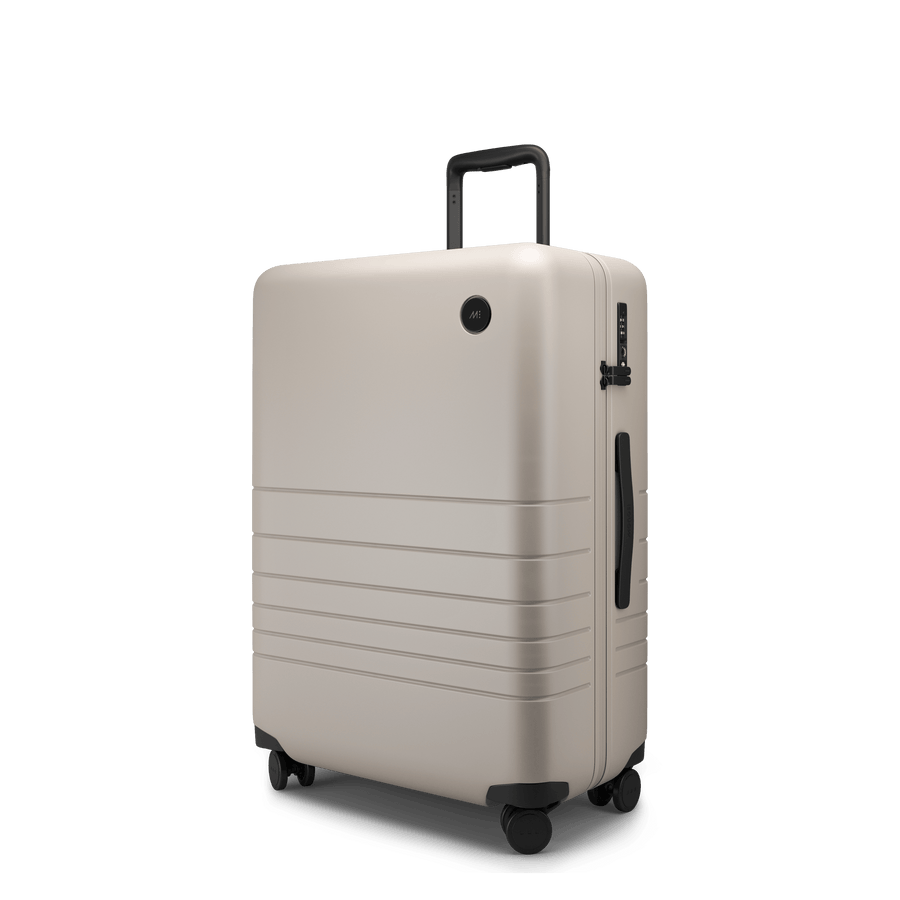 Desert Taupe Hover | Angle view of Check-In Medium in Desert Taupe
