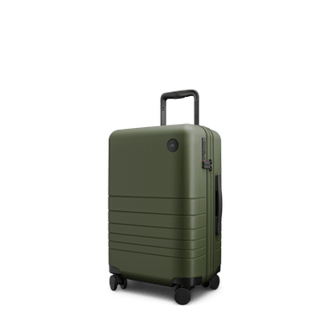 Angle view of Expandable Carry-On in Olive Green
