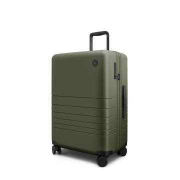 Angle view of Expandable Check-In Medium in Olive Green