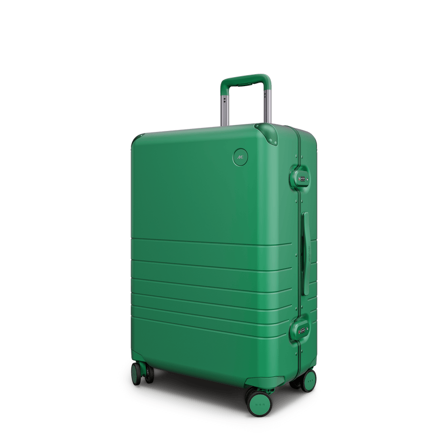 Jungle Green Hover | Angle view of Hybrid Check-In Medium in Jungle Green