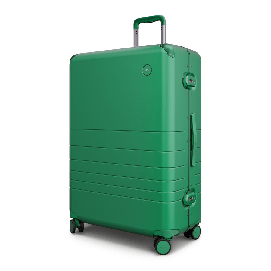 Jungle Green Hover | Angle view of Hybrid Check-In Large in Jungle Green