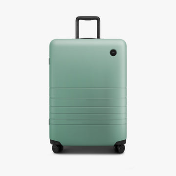 Front view of Check-In Medium in Sage Green