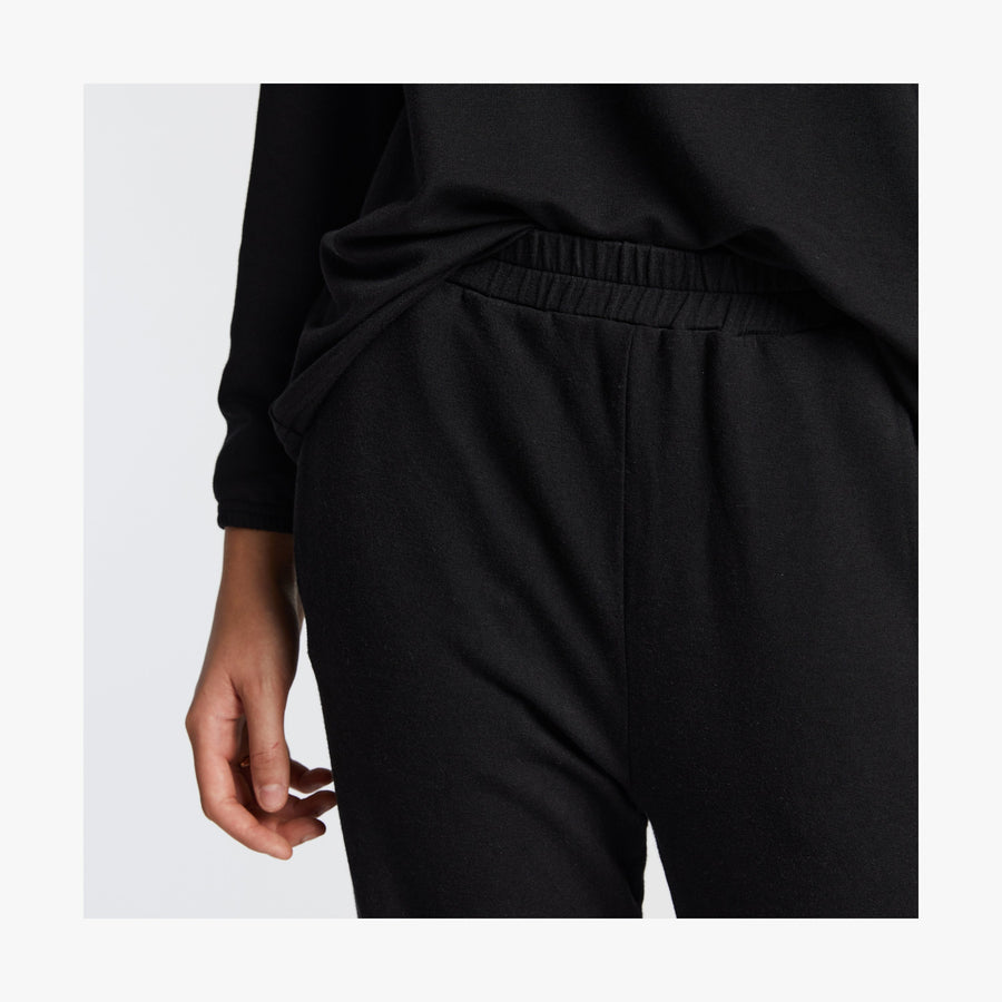 Black | Waist view of Kyoto Pants in Black