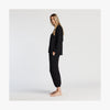 Full body female view of Kyoto Long Sleeve in Black (thumbnail)