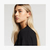 Shoulder view of Kyoto Long Sleeve in Black (thumbnail)