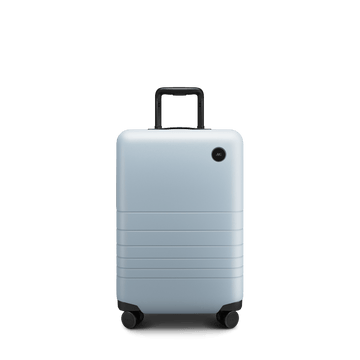Front view of Carry-On Plus in Blue Haze