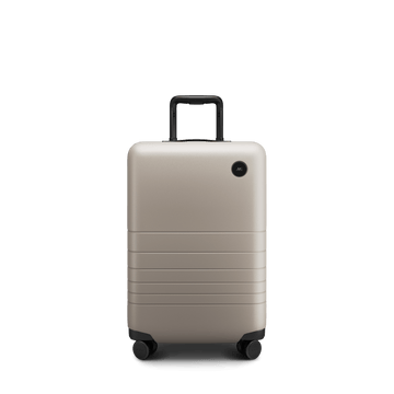 Front view of Carry-On Plus in Desert Taupe