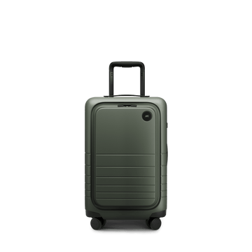 Front view of Carry-On Pro in Olive Green