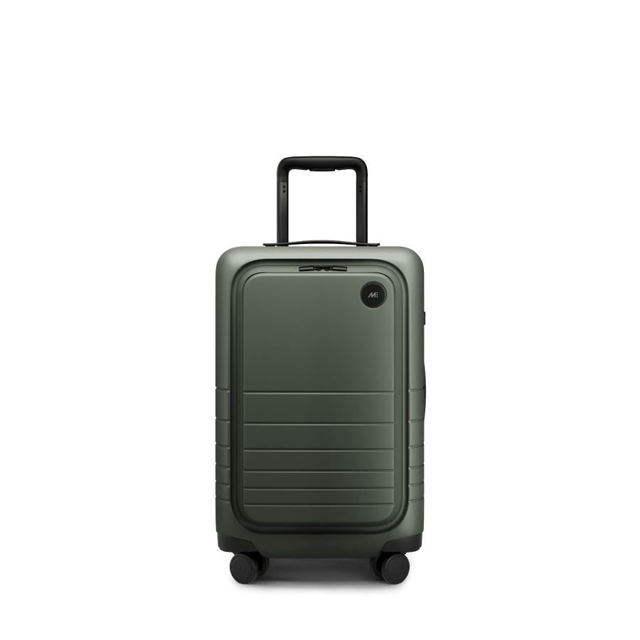 Olive Green Scaled | Front view of Carry-On Pro in Olive Green