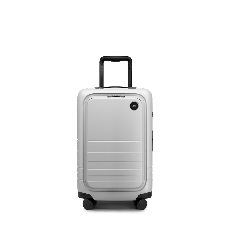Stellar White Scaled | Front view of Carry-On Pro in Stellar White
