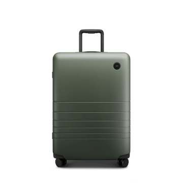 Front view of Check-In Medium in Olive Green