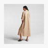 Full body back view of Algarve Shirt Dress in Cliff Stone (thumbnail)