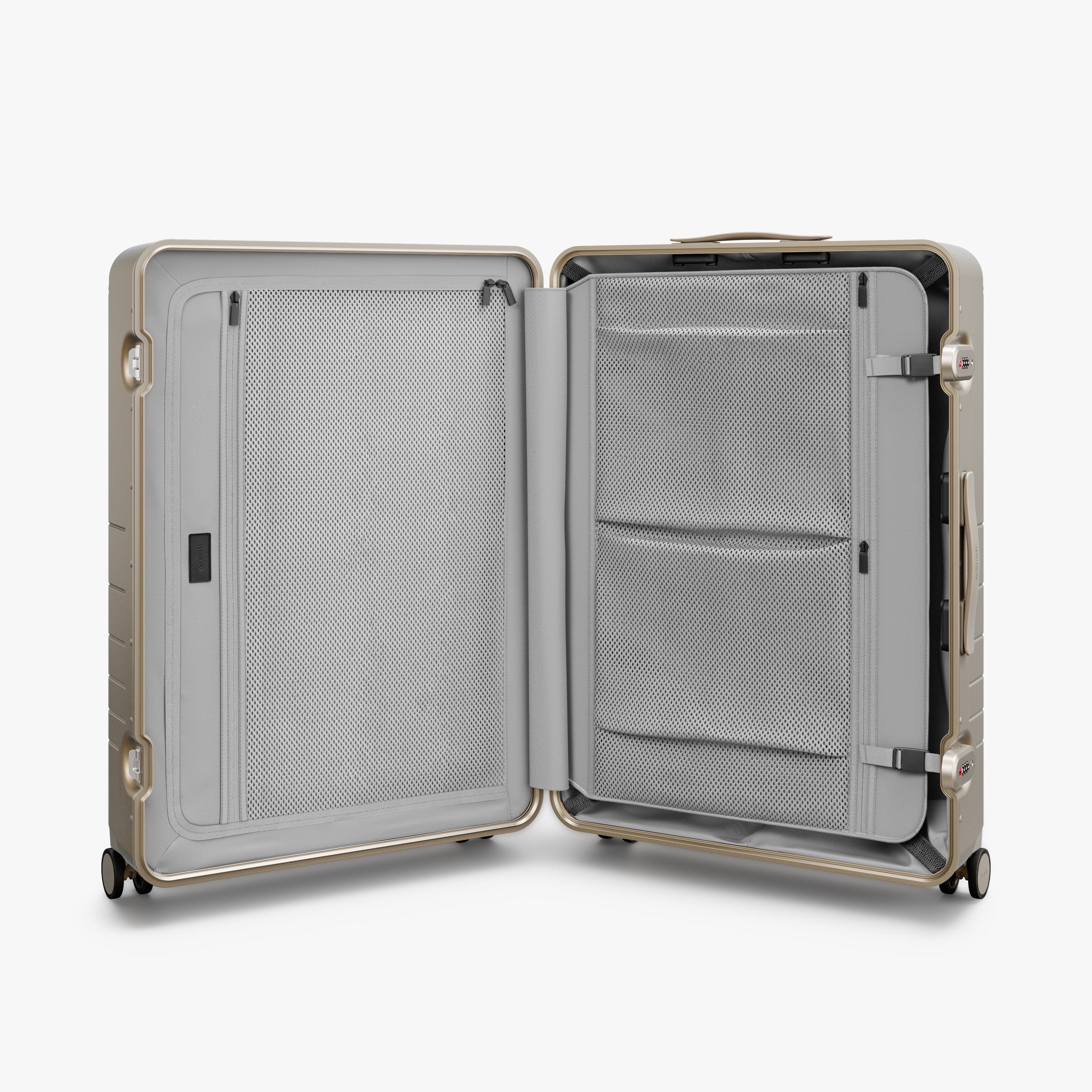 MONOS グレー Check-In Large スーツケース Best Check-In Suitcases | Monos Travel Luggage & Accessories
