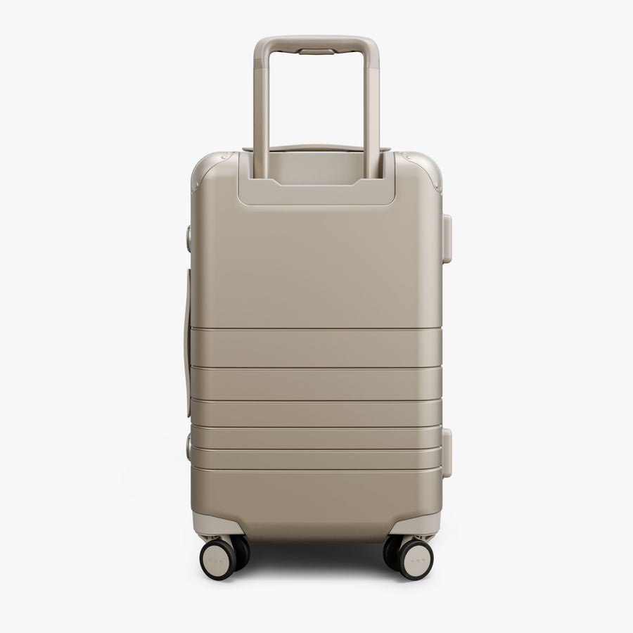 Hybrid Carry-On Luggage  Cabin Size Aluminum Suitcases, Monos Travel