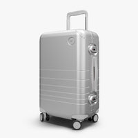 Angled view of Hybrid Carry-On in Silver (thumbnail)