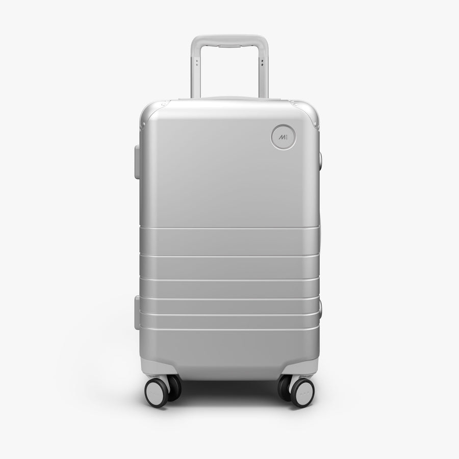 Silver | Front view of Hybrid Carry-On in Silver