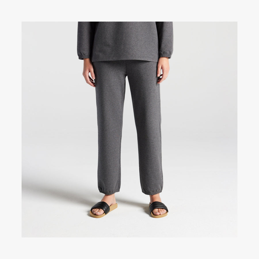 Heather Charcoal | Front view of Kyoto Pants in Heather Charcoal