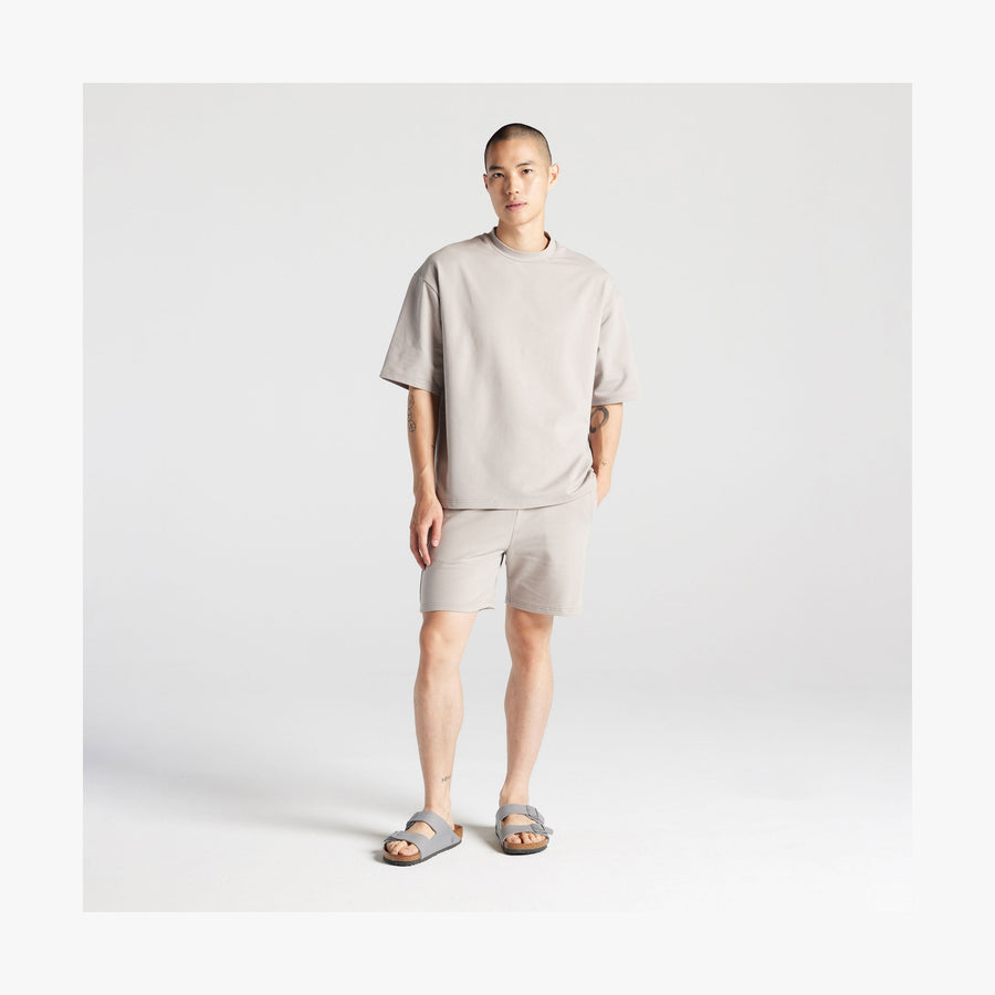 Mist | Full body front view of man in Kyoto Short Sleeve in Mist