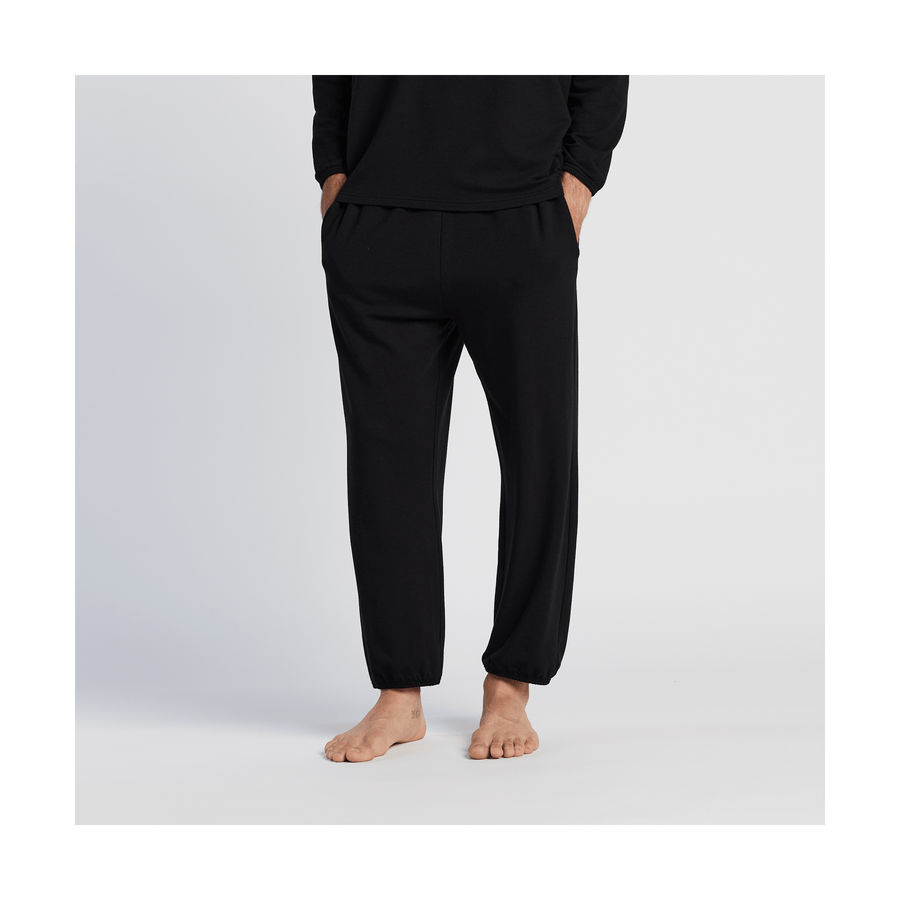 Black Scaled | Front view of Kyoto Pants in Black