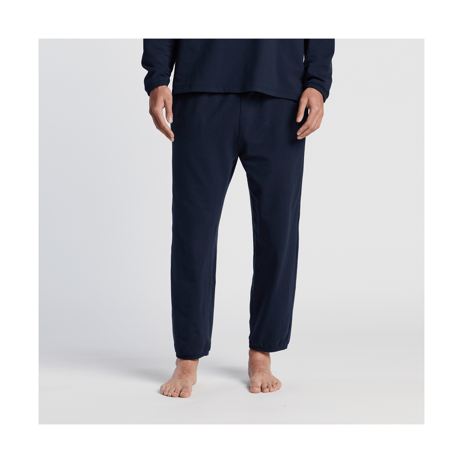Navy Scaled | Front view of Kyoto Pants in Navy