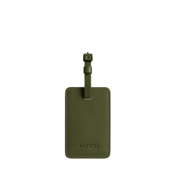 Luggage Tag in Olive Green