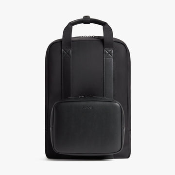 Front view of Metro Backpack Carbon Black