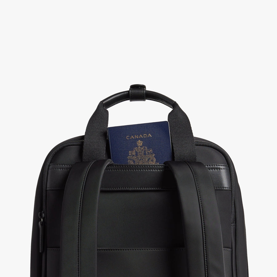 canada leather backpack Metro Backpack, Nylon and Vegan Leather