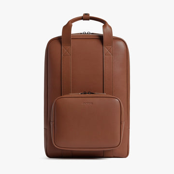 Front view of Metro Backpack Mahogany