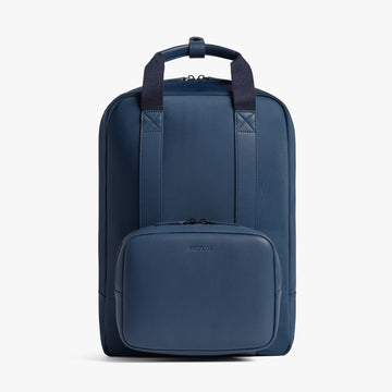 Front view of Metro Backpack Oxford Blue