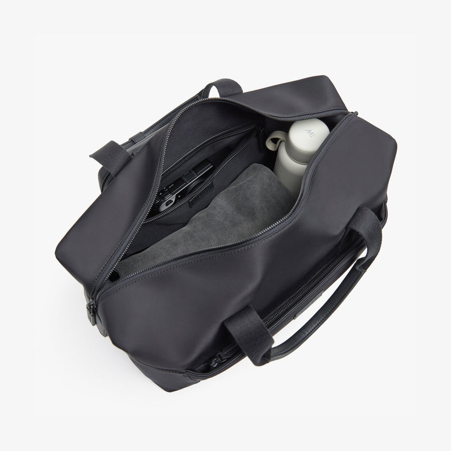Carbon Black | Front Interior view of Metro Duffel in Carbon Black