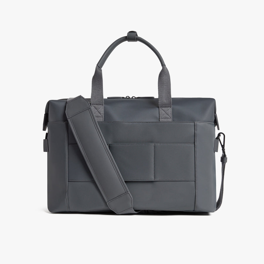 Dover Grey | Back view of Metro Duffel with kit detached in Dover Grey