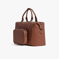 Angled view of Metro Duffel in Mahogany (thumbnail)