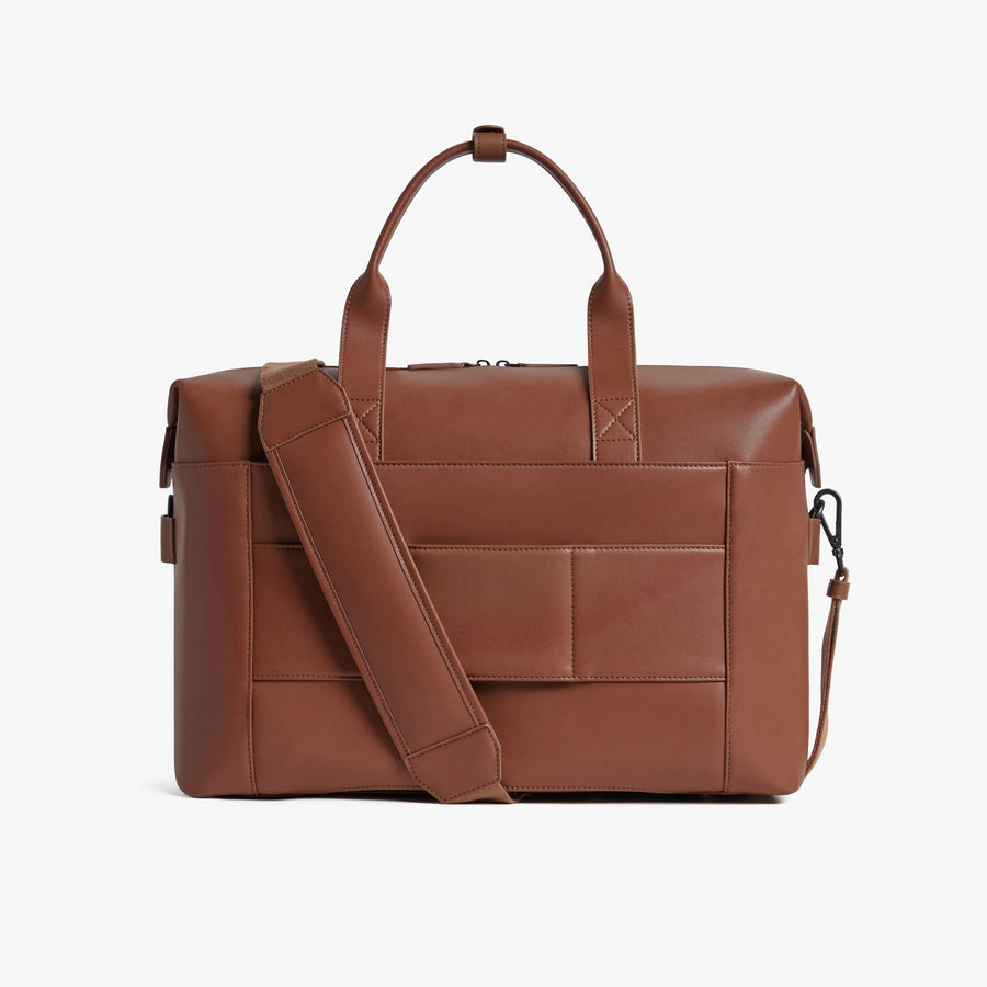 Mahogany | Back view of Metro Duffel with kit detached in Mahogany