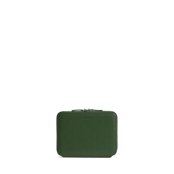 Juniper Green (Vegan Leather) Scaled | Front view of Metro Folio Kit in Juniper Green