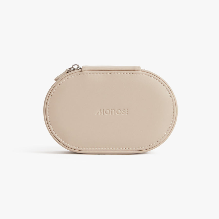 Ivory (Vegan Leather) | Travel Jewelry Case in Ivory