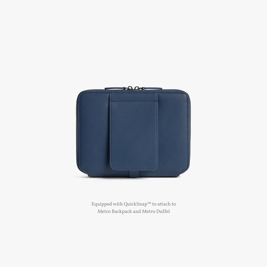 Oxford Blue | Back view of Metro Folio Kit in Oxford Blue