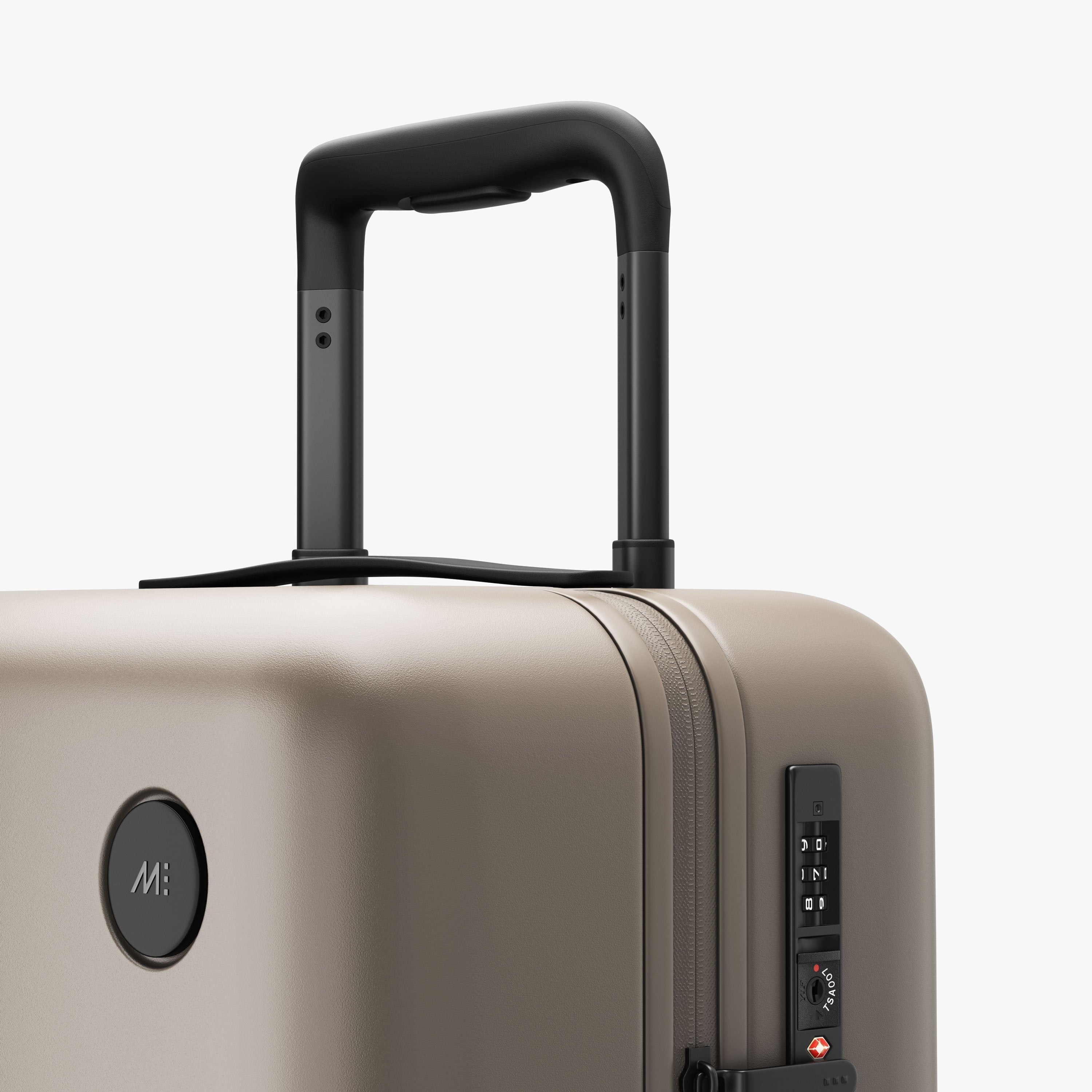 Monos Taupe Carry On Suitcase