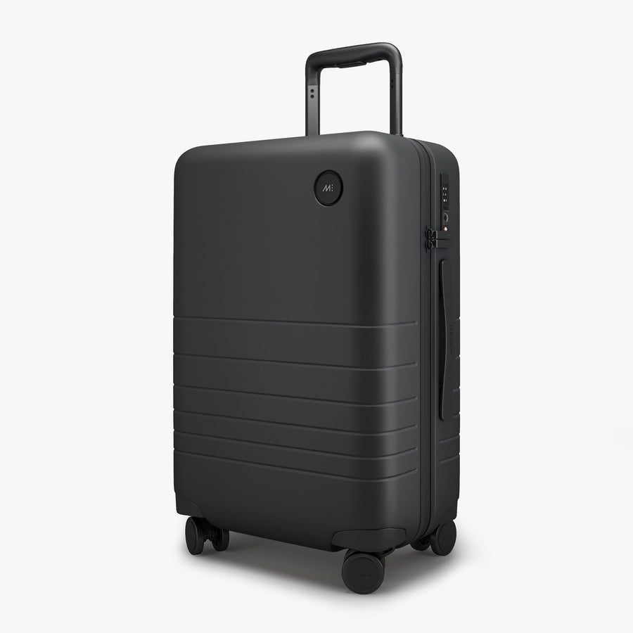 Midnight Black | Angled view of Carry-On Plus in Midnight Black