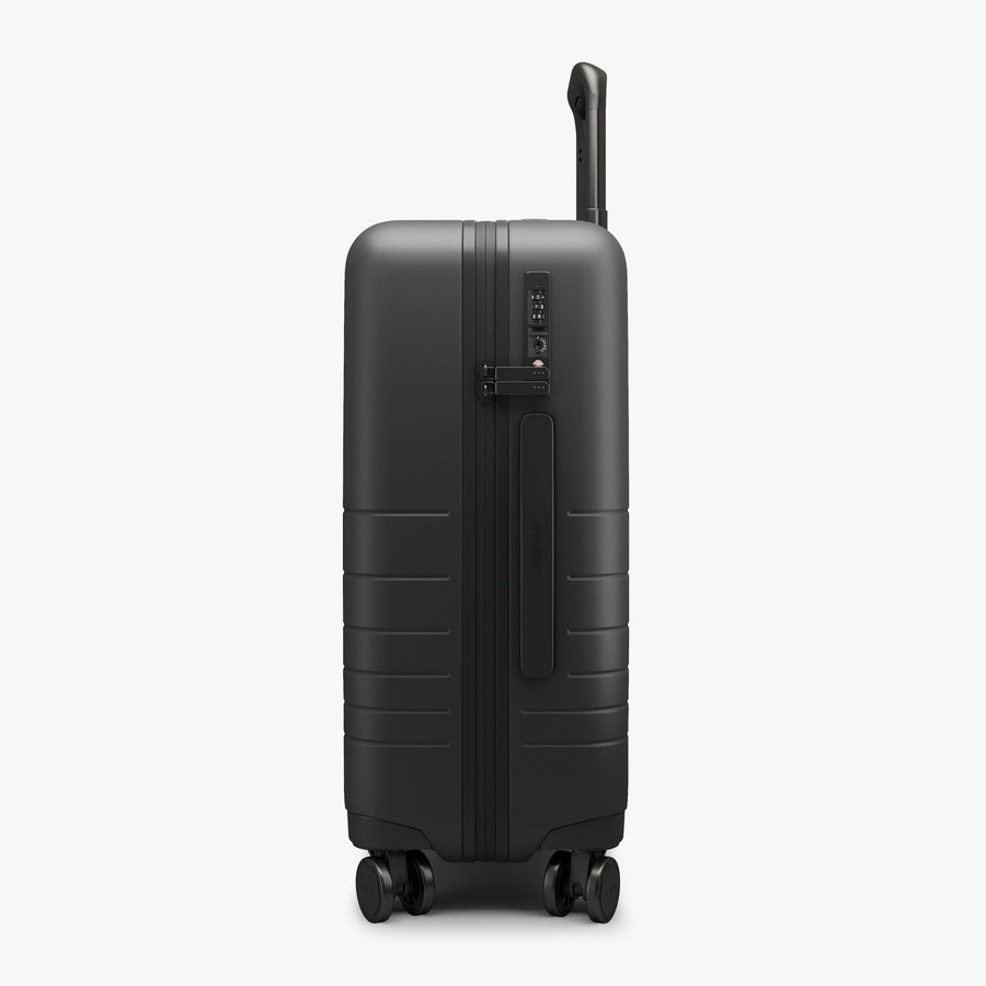 Midnight Black | Side view of Carry-On Plus in Midnight Black