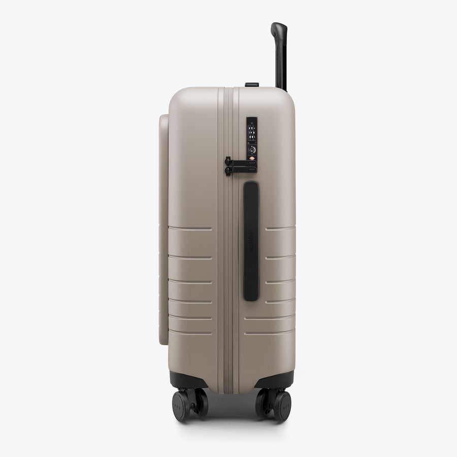 Desert Taupe | Side view of Carry-On Pro Plus in Desert Taupe