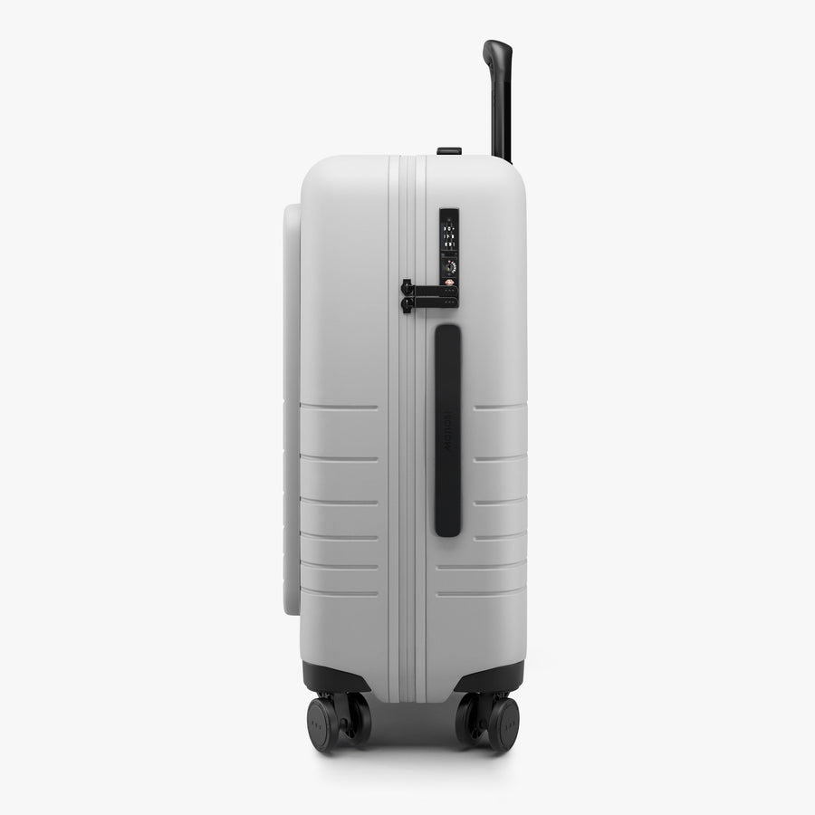 Stellar White | Side view of Carry-On Pro Plus in Stellar White