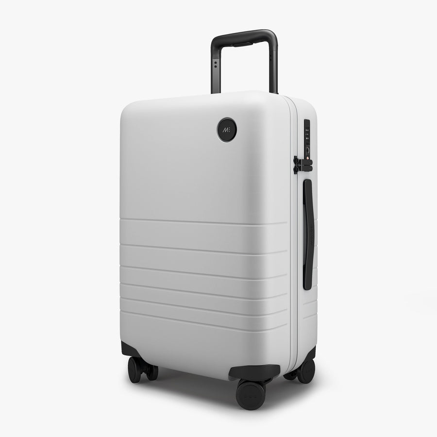 Stellar White | Angled view of Carry-On Plus in Stellar White